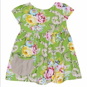 Apron Dress Pinafore adorable floral pattern
